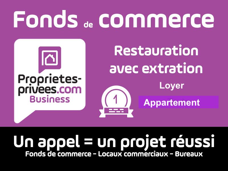 PARIS-11E-ARRONDISSEMENT 75011 PARIS : SECTEUR BASTILLE / ROQUETTE - RESTAURANT 60 COUVERTS + TERRASSE + LOGEMENT 1