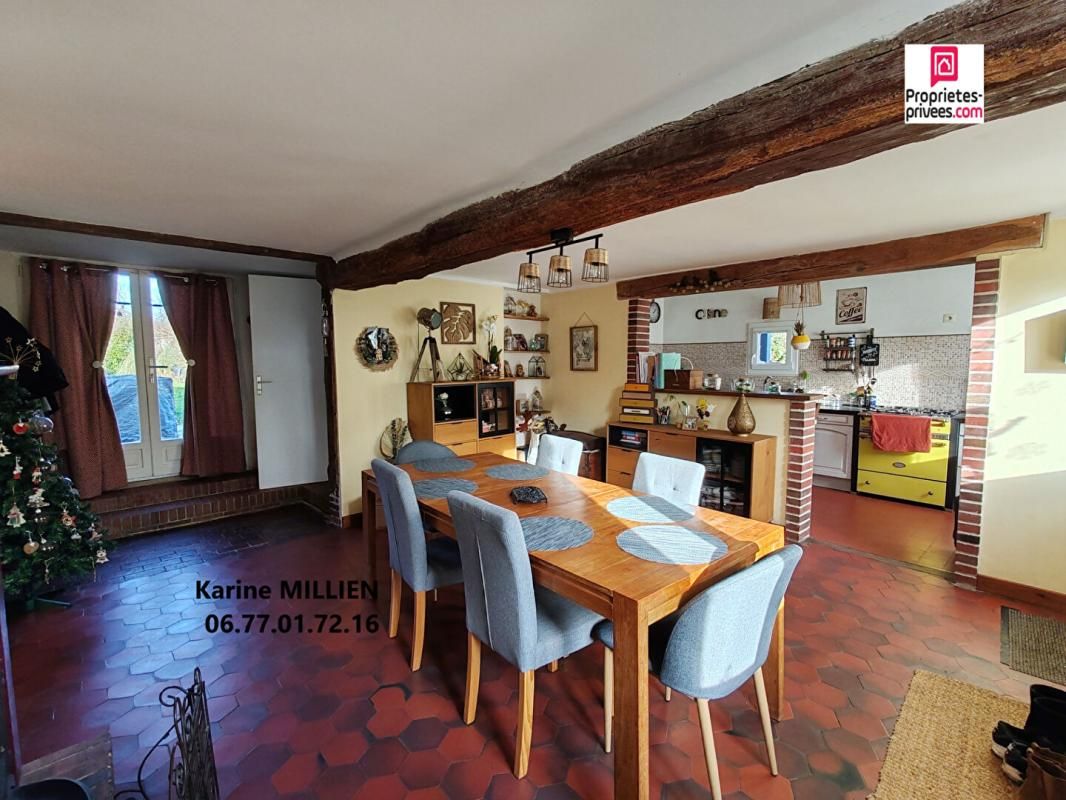 MUZY MUZY 27650 Maison de type longère - 1 étage - 3 chambres - Garage - Cave - Cabanon de jardin - Terrain - 225000 3
