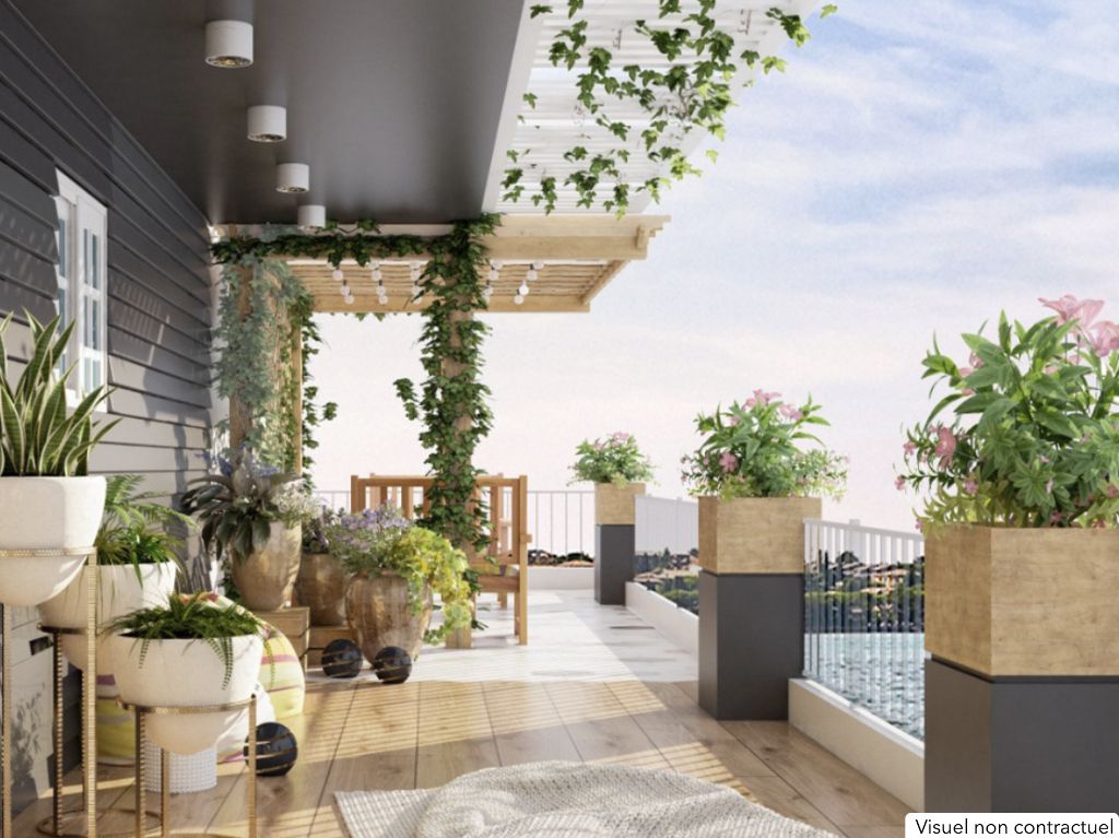 Appartements atypiques de style loft 69003 Lyon 4 pièce(s) 84,55m2 avec 71 M² Terrasse