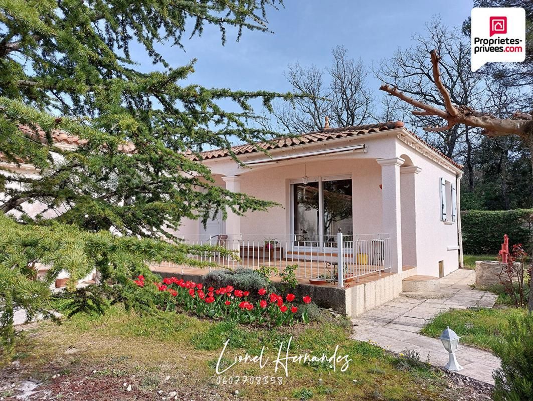 Mons 30340 - Maison individuelle de 124 m² - 4 chambres - 2 salles de bain - Terrain arboré de 1055 m²