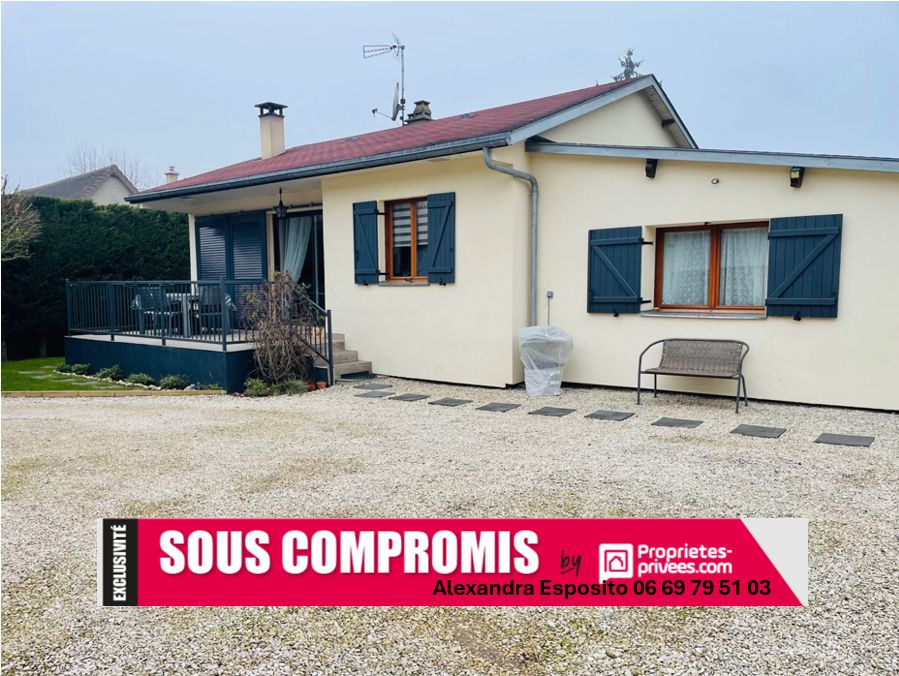Maison plain pied 3 pièce 75 m2 et dépendance habitable 20m2 à 5 minutes de Nogent le Roi et 15 min de Chérisy
