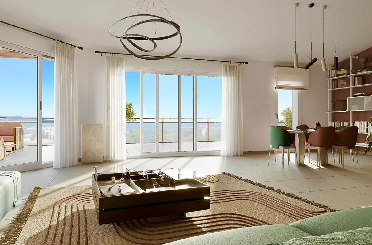 ANTIBES Villa toit 4 pièce(s) 116.98 m2, terrasse 152,87 m2, accès privé 2