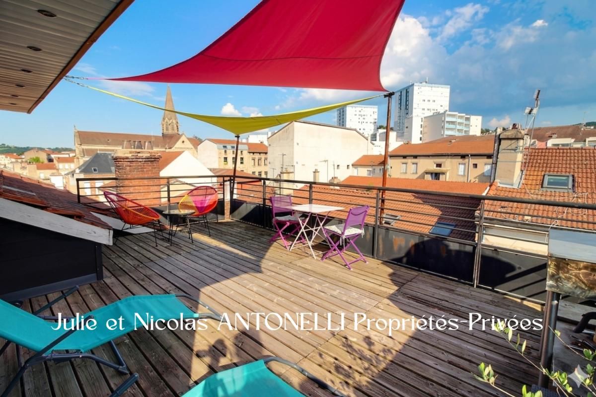FIRMINY FIRMINY 42700 Appartement 4 pièces 90 m2 (123m² au sol) 2 balcons et TERRASSE TROPEZIENNE 2