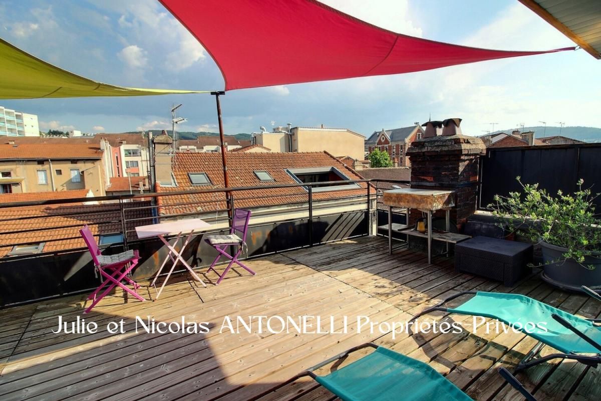 FIRMINY FIRMINY 42700 Appartement 4 pièces 90 m2 (123m² au sol) 2 balcons et TERRASSE TROPEZIENNE 3