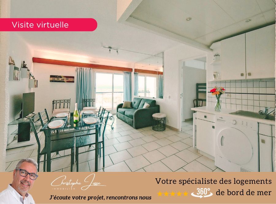LE BARCARES Appartement 3 pièces Terrasse parking première ligne mer 2