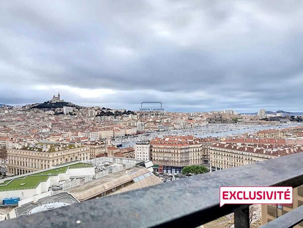 MARSEILLE (13001) BOURSE - VIEUX-PORT T 3/4 - 87 m2 - VUE PANORAMIQUE - DERNIER ETAGE