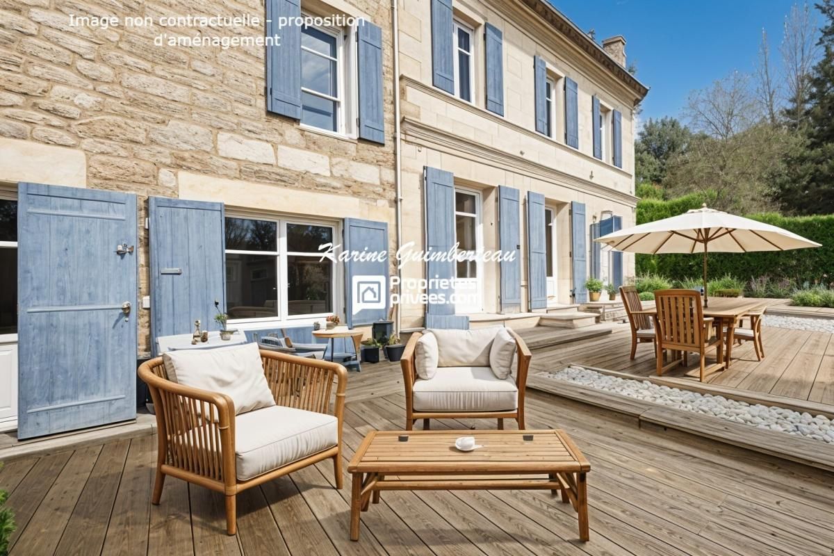 FRONSAC Maison de campagne en pierre 208 m2 + dépendance 4