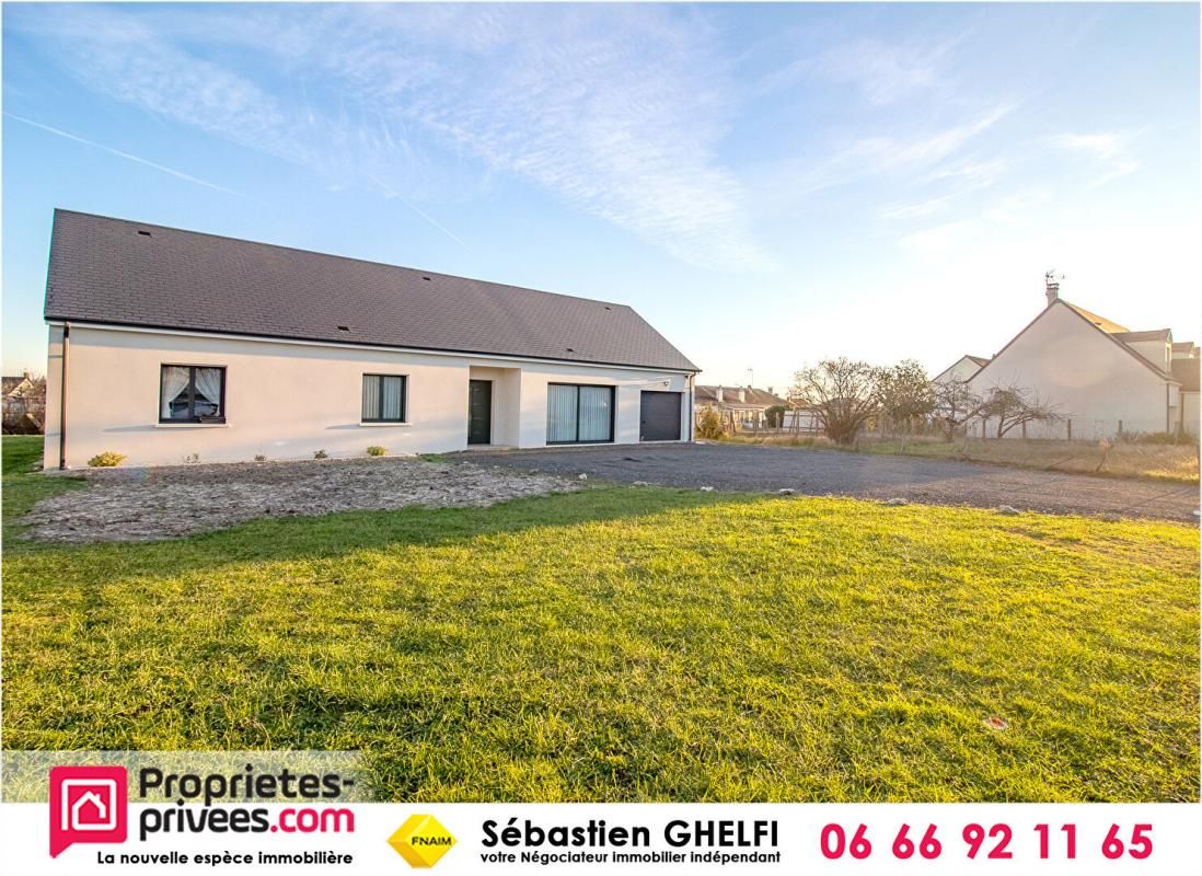 secteur nord belle maison de plain-pied avec 3 chambres-cellier-garage