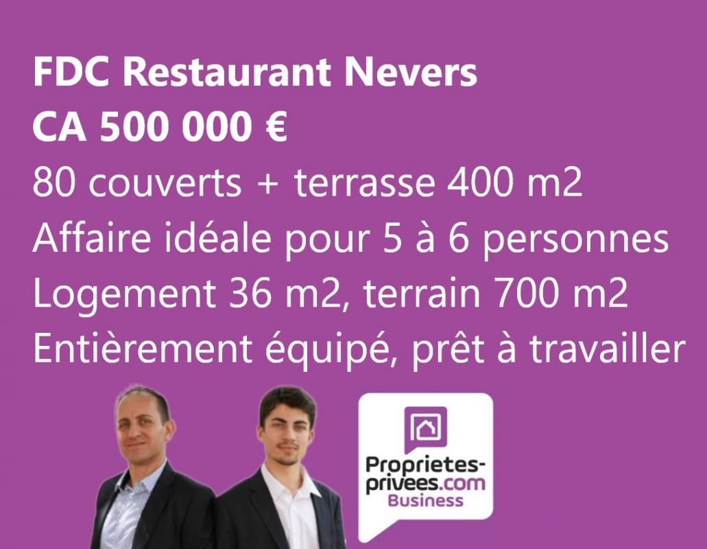 NEVERS EMPLACEMENT N°1 - RESTAURANT avec TERRASSE ET LOGEMENT