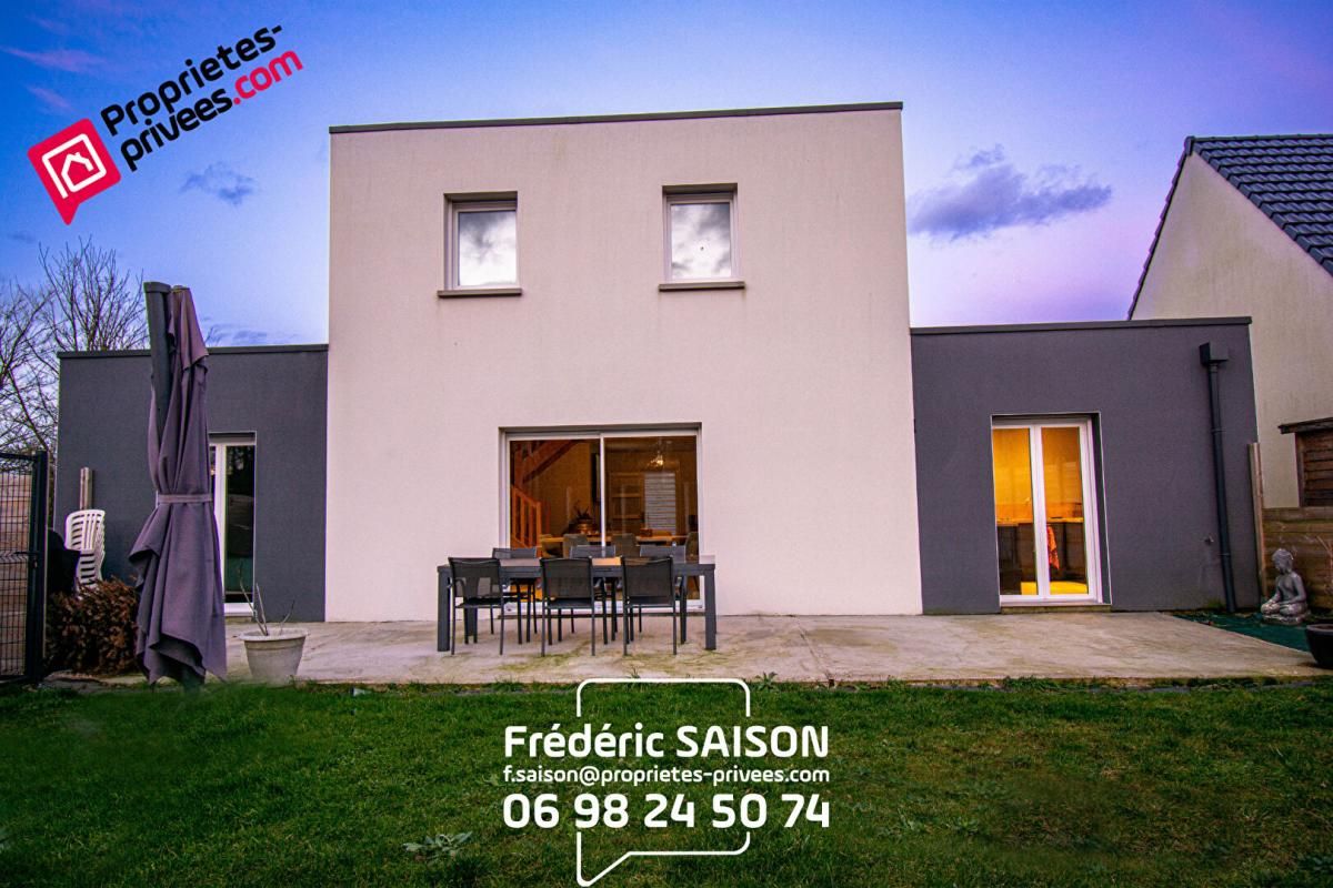 62610 - LANDRETHUN LES ARDRES - MAISON - SEMI PLAIN-PIED- 155M² - 4 CHAMBRES- GARAGE