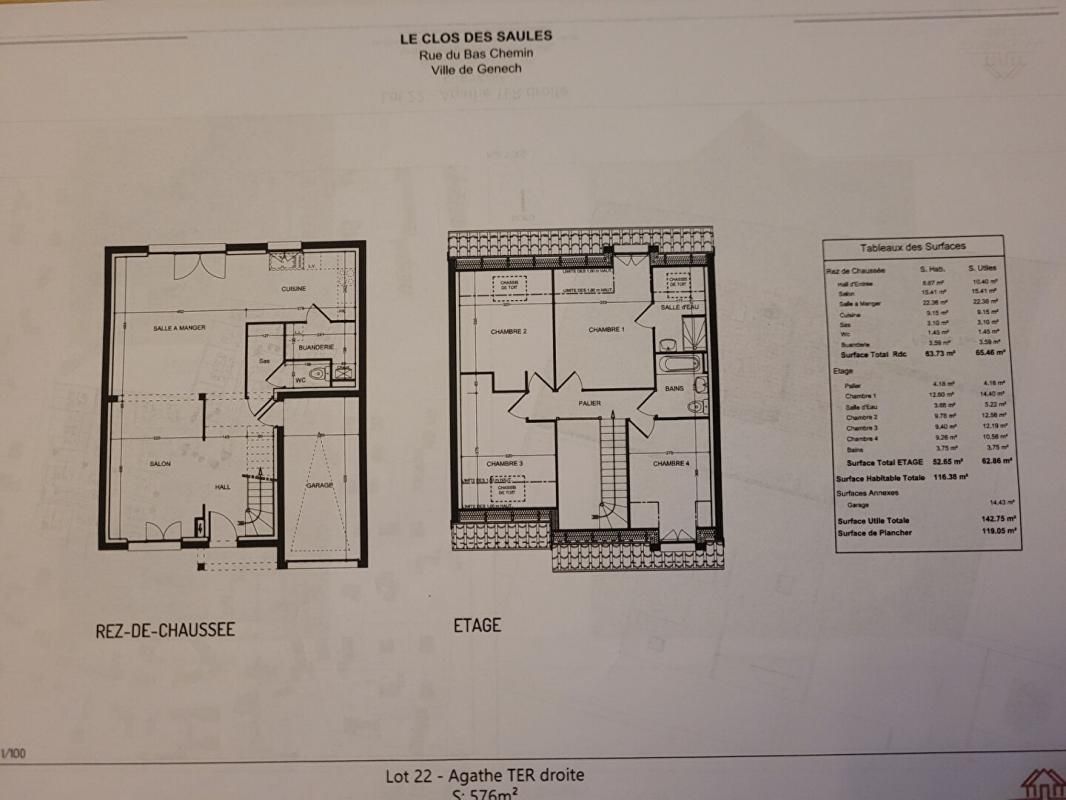 GENECH Maison Genech 5 pièce(s) 119 m2 2