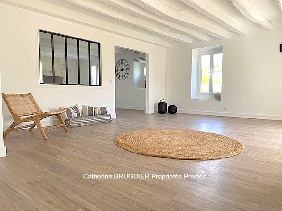 Belle demeure en pierre rénovée centre village 232 m2, 5 chambres, jardin, dépendance
