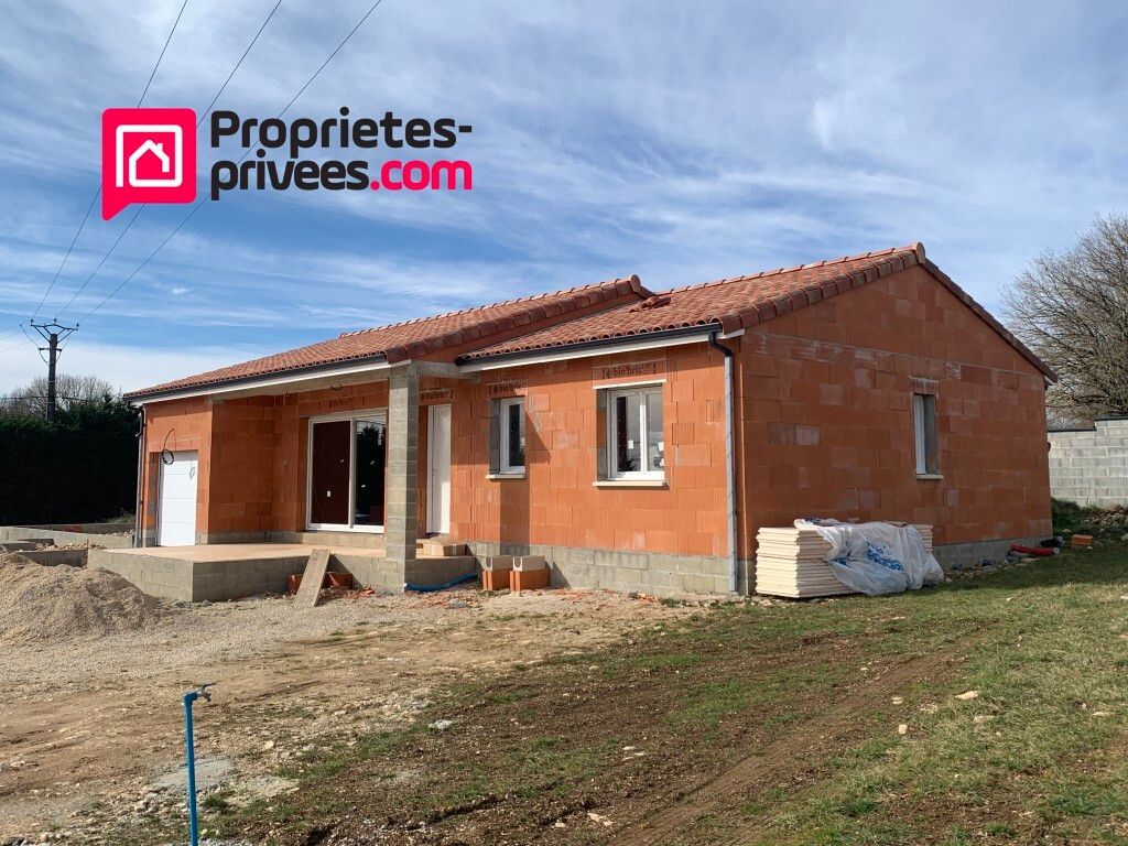 Maison neuve, 3 chambres, plain-pied, livrée toalement achevée et équipée en août 2025