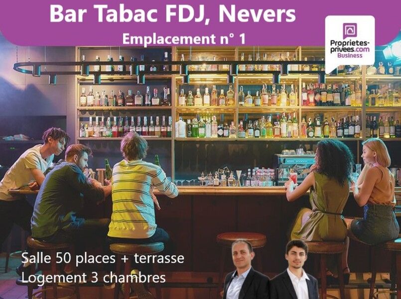NEVERS, EMPLACEMENT N°1 - BAR TABAC FDJ avec LOGEMENT
