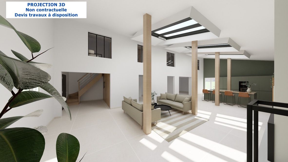 VER-SUR-LAUNETTE Maison style loft à rénover 3