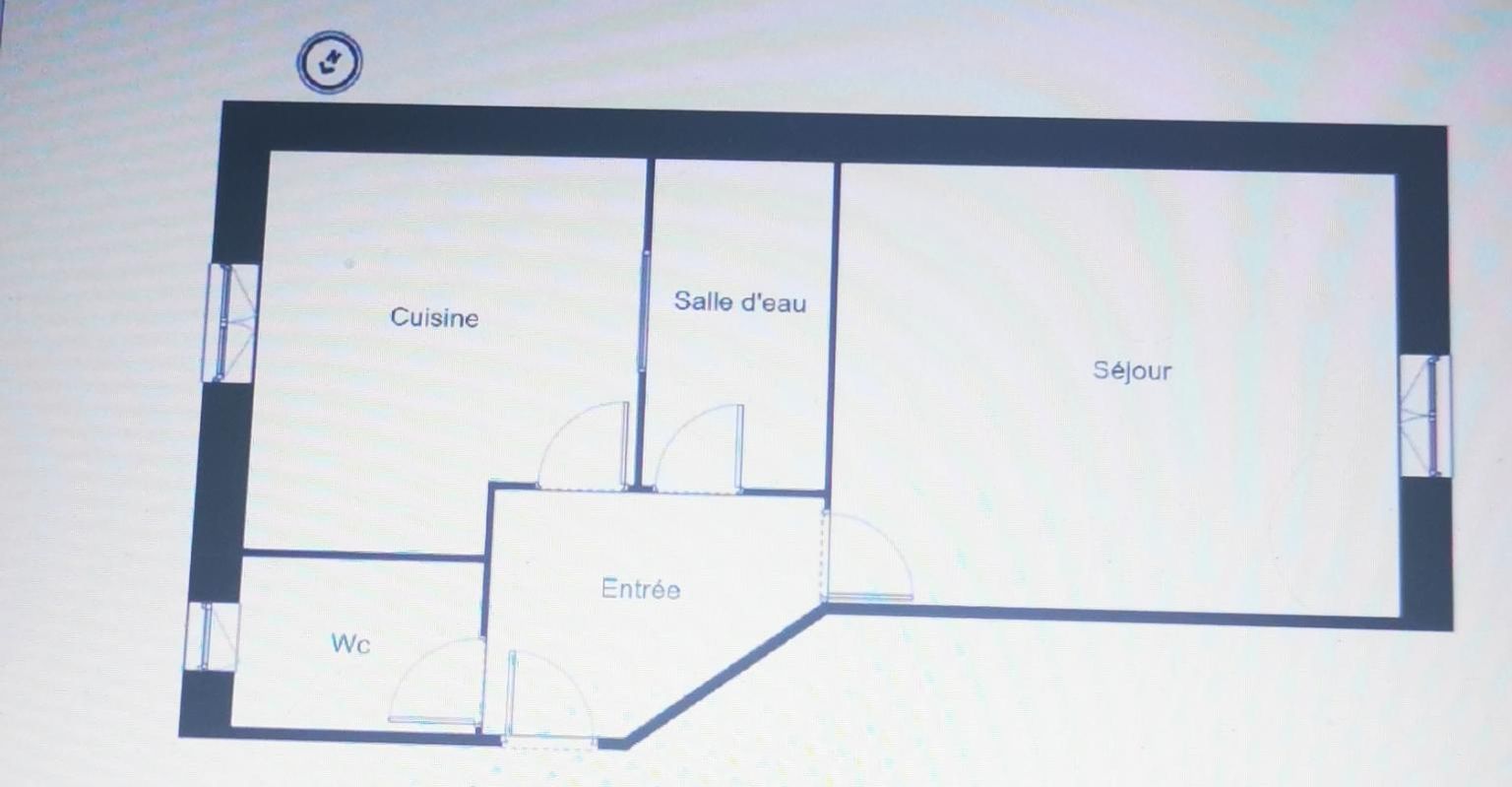 DINARD Appartement Dinard 2 pièce(s) 31, 92 m2 loi carrez 4