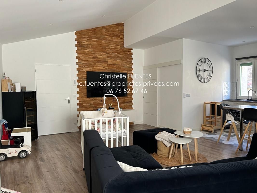 HERAULT - LOUPIAN (34140) - MAISON rénové de 90m2, avec grand garage et fort potentiel