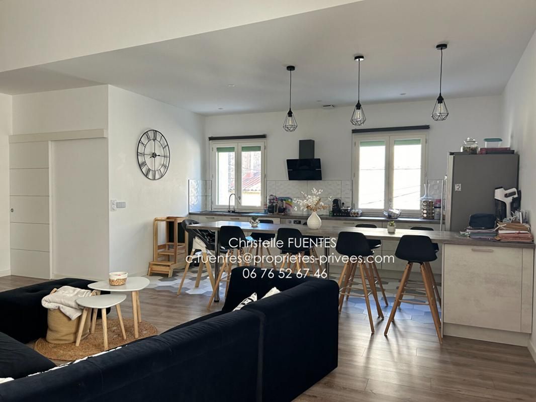 LOUPIAN HERAULT - LOUPIAN (34140) - MAISON rénové de 90m2, avec grand garage et fort potentiel 3