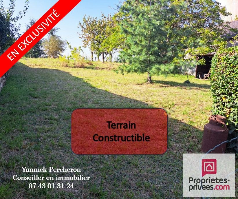 En exclusivité Terrain constructible