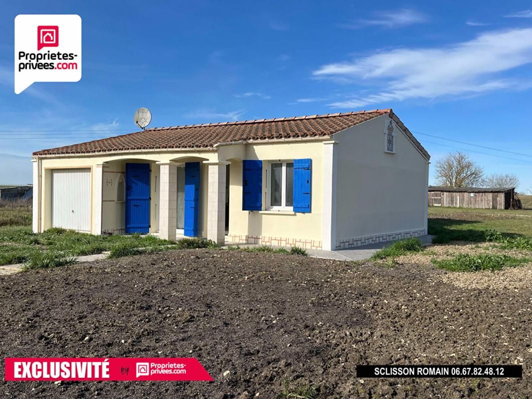 Maison Chantillac 6 pièce(s) - 110 m2 - 4 chambres - grand jardin - PRIX 176 783 HAI
