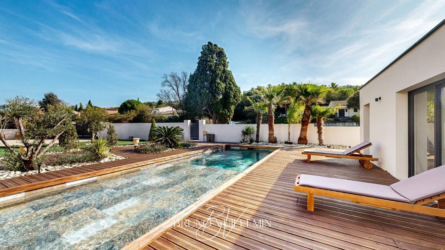 CARCASSONNE VILLA D'ARCHITECTE de 202m² Hab. sur 998m² DE TERRAIN avec PISCINE et GARAGE 3