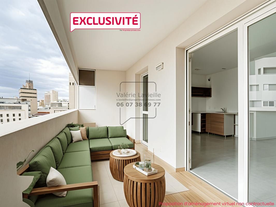 MARSEILLLE - EUROMED - DOCKS LIBRES - Type 3 + terrasse - Parking