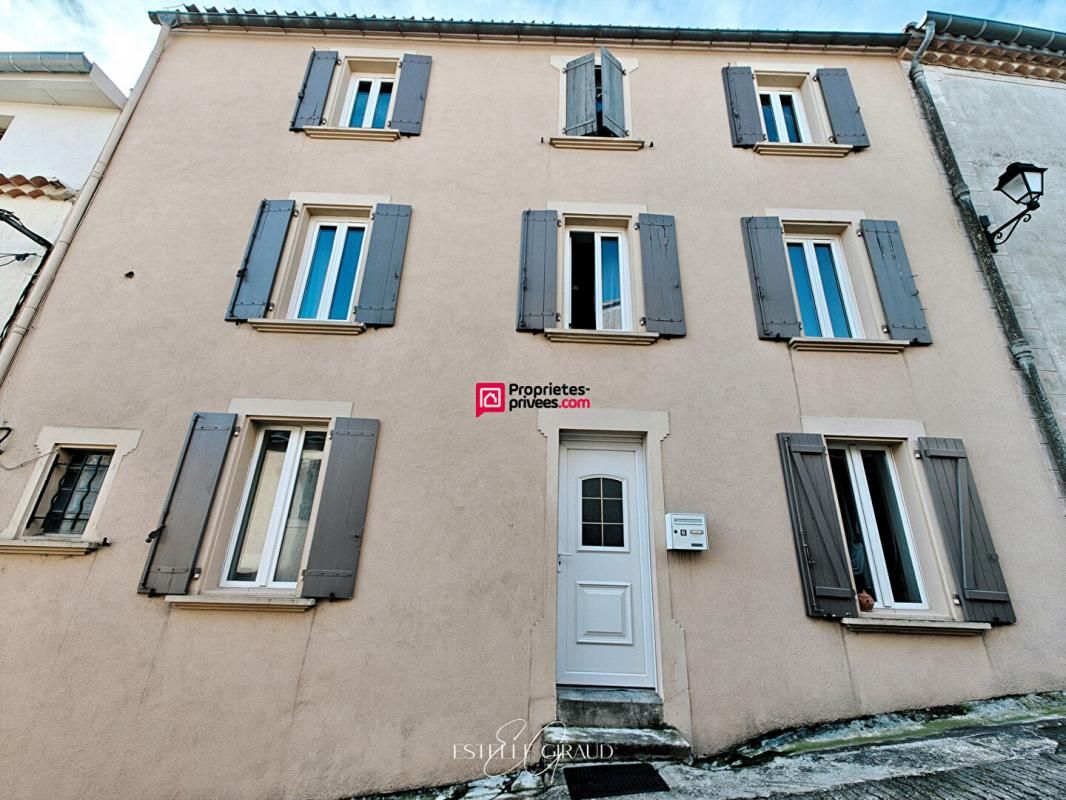 Maison de village à Malviès , 4 pièces, avec remise et jardin non attenant