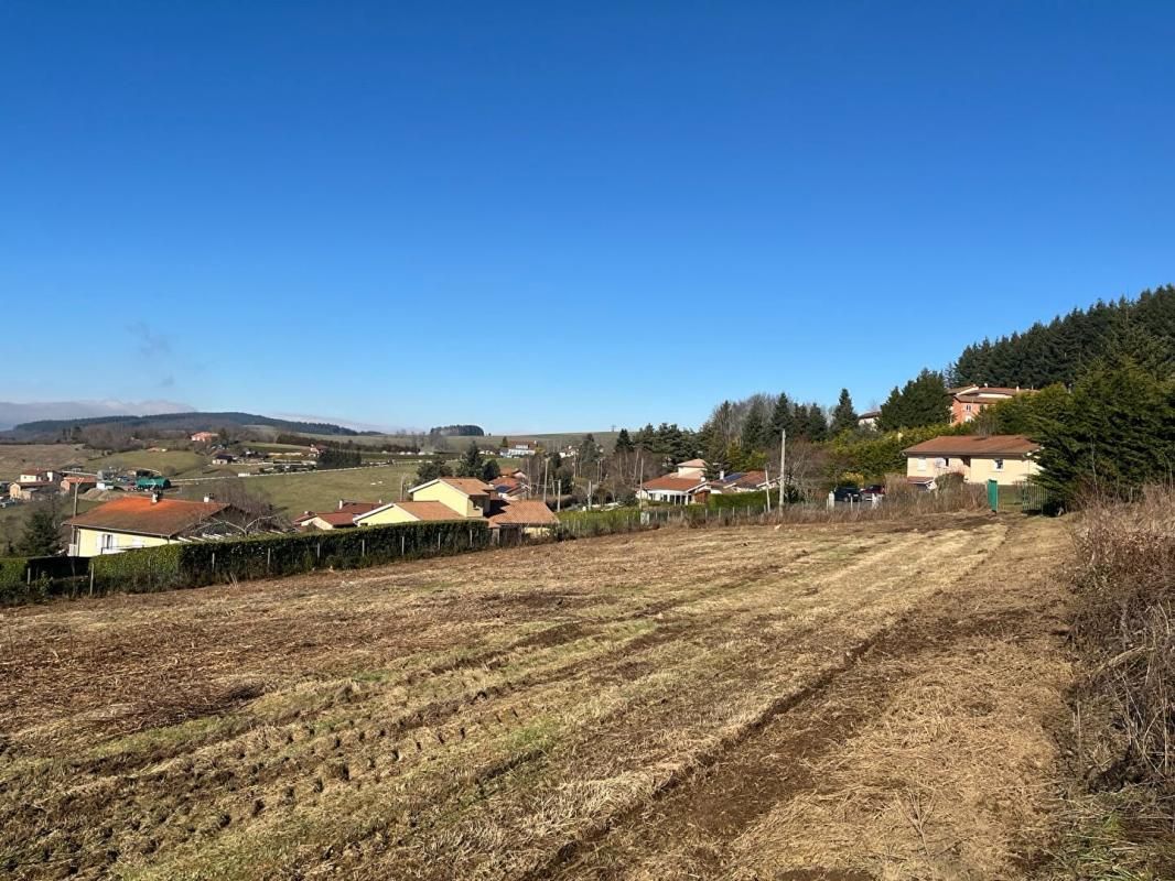 VIOLAY Terrain Violay 830 m2, viabilisé avec belle vue dégagée 2