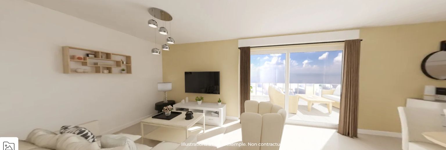 SAUVIAN Appartement récent dernier étage, lumineux, de 65 m², avec spacieuse terrasse exposé Sud 3