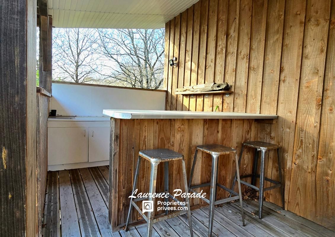 GRAYAN-ET-L'HOPITAL Maison plain pied ossature bois parc 2