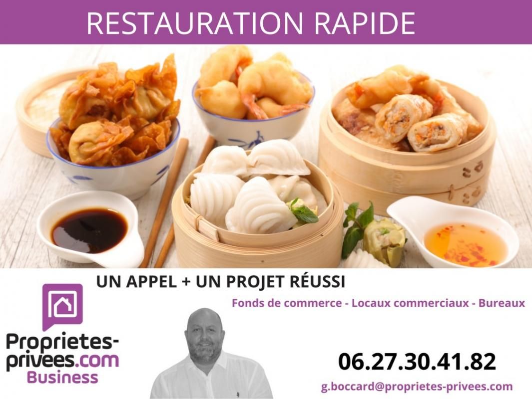 69001 LYON - RESTAURANT, SANDWICHERIE, SNACK, BEL EMPLACEMENT