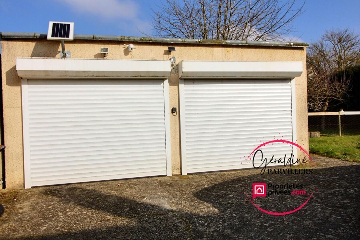 OUARVILLE Maison de plain pied 2 chambres double garage jardin 4