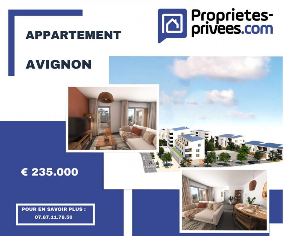 AVIGNON (84000) Appt type 3 pièce(s) 62.3 m2 Grand confort