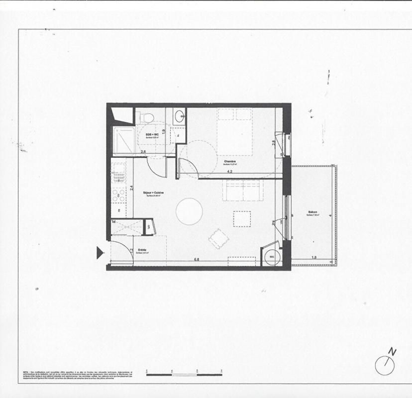 PAIMPOL Appartement T2 de 41.4 m2 proche centre-ville 2