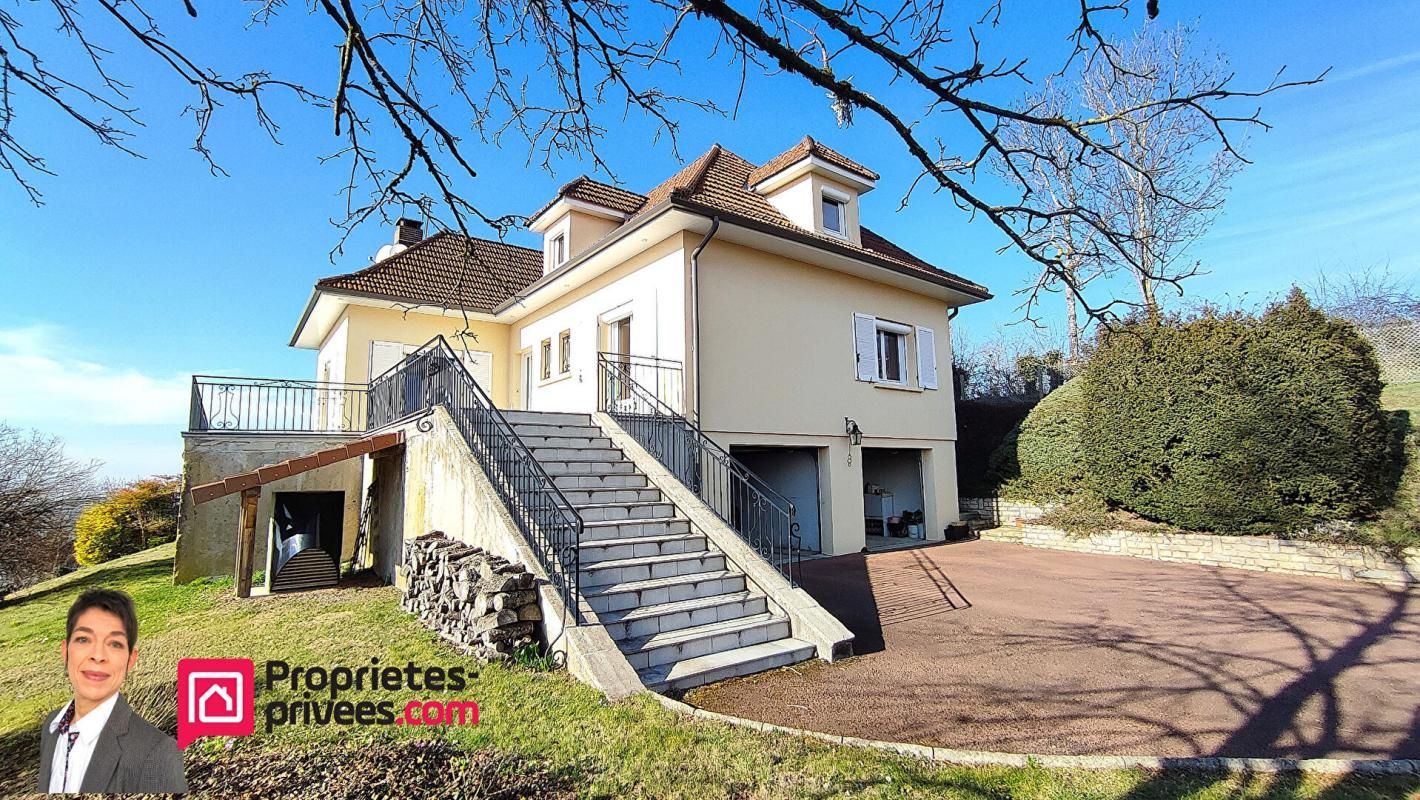 THIZY-LES-BOURGS (69240) , Maison individuelle 6 pièces, 4 chambres, garages, jardin Terrain 1700 m²