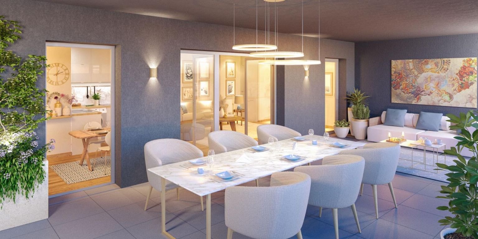 BEZIERS Appartement moderne de 68 m² avec grande terrasse d'angle exposée sud 3