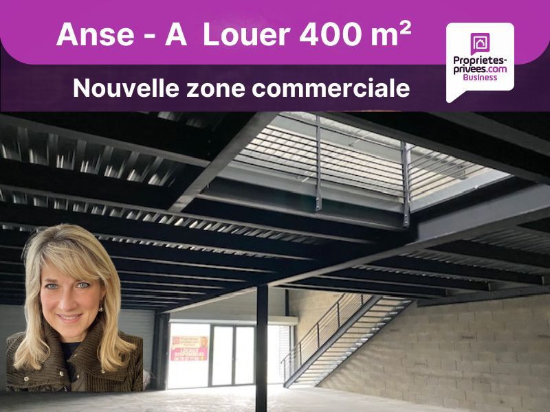 VILLEFRANCHE-SUR-SAONE LOCAL 400 m² A LOUER - ZONE COMMERCIALE VIADOREE - ANSE 2