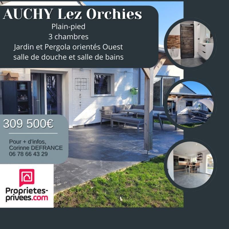 Auchy Les Orchies maison plain pied 4 pièce(s) 95 m2