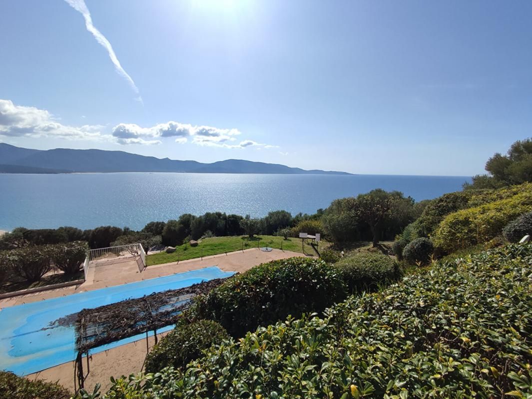 Dpt Corse (20), à vendre OLMETO plage ? Appartement T3 ? 2 CHAMBRES - 48 M² - Vue panoramique sur le golfe du Valinco
