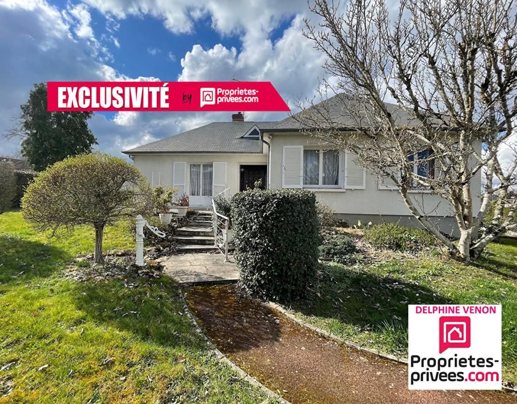 Exclusivité - Maison de plain-pied dans un quartier résidentiel prisé proche Loire avec 3 chambres + bureau à Chateauneuf Sur Loire