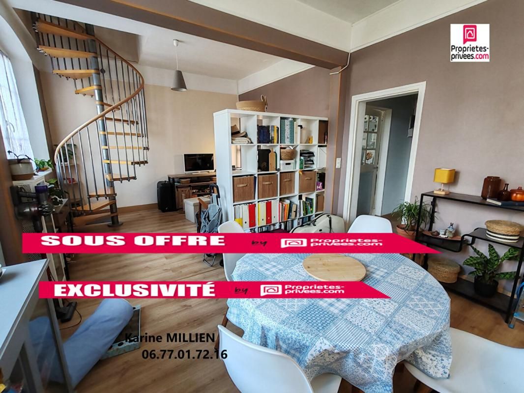 MESNIL SUR L'ESTREE 27650 Appartement T3 - 1 chambre - Cave - Jouissance d'un terrain en copro - 81990  HAI