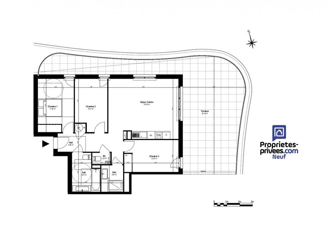 VILLENEUVE-LOUBET VILLA SUR TOIT - 4 p Villeneuve Loubet 4
