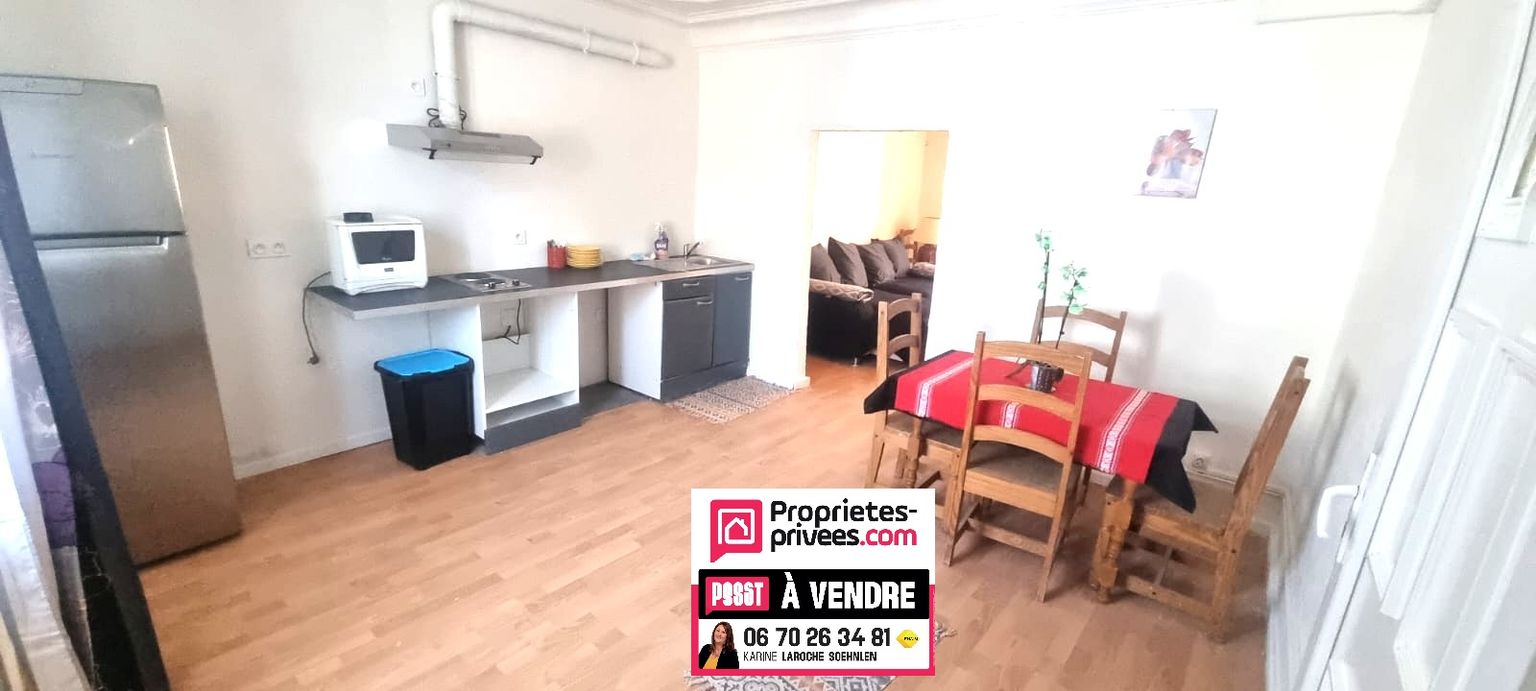 APPARTEMENT T2 de 44m2- 1ER ETAGE SURELEVE-