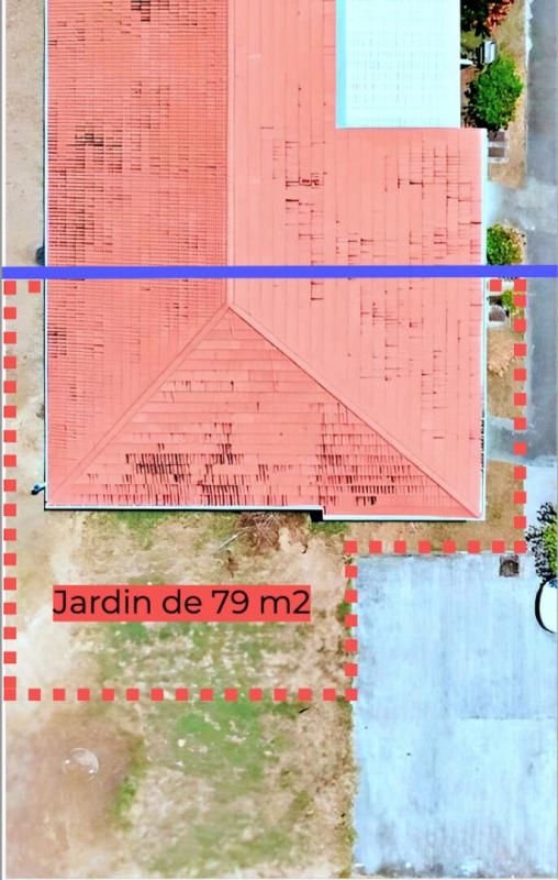 LE FRANCOIS APPT F2 mitoyen de 44m2 avec jardin pribatif de 79m2  au François 3