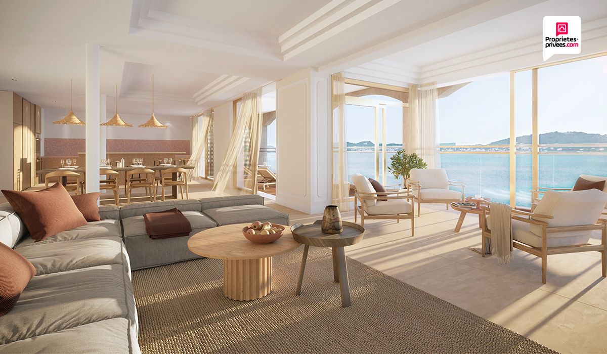 CARQUEIRANNE 83320 - RIVE ALMA, APPARTEMENT 4 PIÈCES, VUE MER, 206 m2