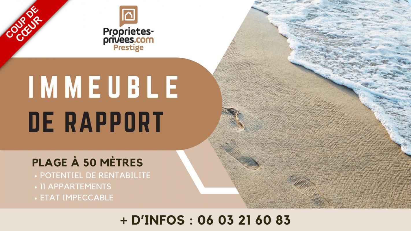 Immeuble de rapport - 11 appartements - Proximité plage