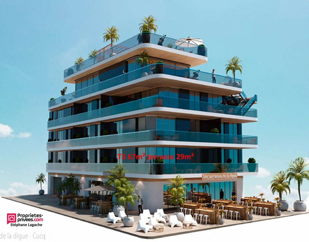 STELLA Appartement Stella 3 pièce(s) 67.6 m2 avec terrasse de 30m² vue mer 3