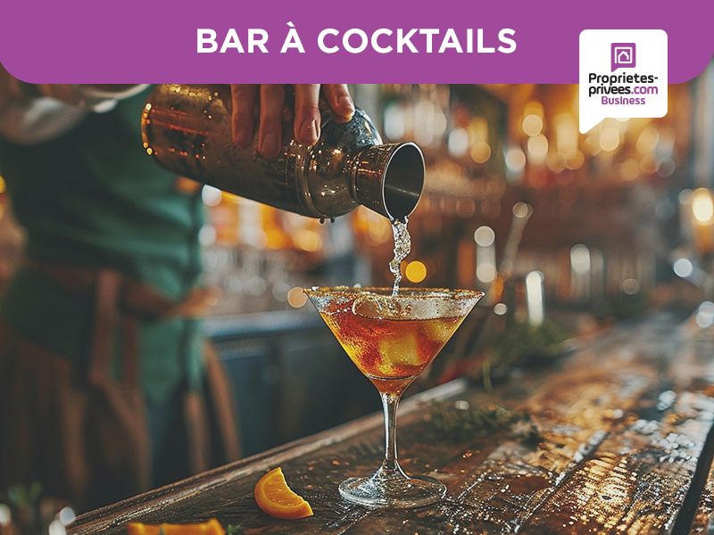 75018 Paris- Quartier Jules Joffrin/ Mairie du 18eme- Bar à cocktail avec licence IV