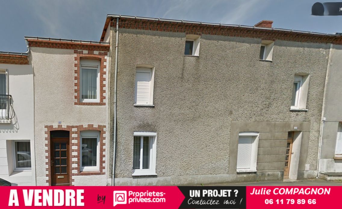 Maison 102 m² env. - 2 ou 3 chambres - COUR et ABRIS