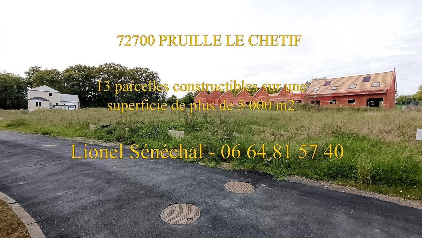LE MANS 20 parcelles constructibles sur une superficie totale de 7 600 m2 sur des secteurs recherchés à proximité du Mans 2